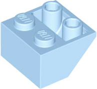 Plaatje in Gallery viewer laden, LEGO® los onderdeel Dakpan Omgekeerd Helder Lichtblauw 3660