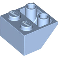 Plaatje in Gallery viewer laden, LEGO® los onderdeel Dakpan Omgekeerd Helder Lichtblauw 3660