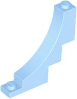 LEGO® los onderdeel Steen Boog Helder Lichtblauw 30099