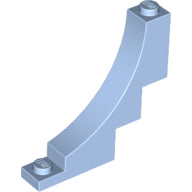Plaatje in Gallery viewer laden, LEGO® los onderdeel Steen Boog Helder Lichtblauw 30099