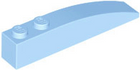 LEGO® los onderdeel Dakpan Gebogen Helder Lichtblauw 42022