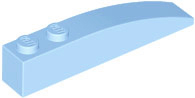 LEGO® los onderdeel Dakpan Gebogen Helder Lichtblauw 42022