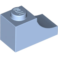 Plaatje in Gallery viewer laden, LEGO® los onderdeel Steen Boog Helder Lichtblauw 78666