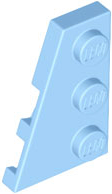 Plaatje in Gallery viewer laden, LEGO® los onderdeel Wig Plaat Helder Lichtblauw 43723