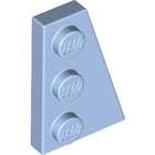 LEGO® los onderdeel Wig Plaat Helder Lichtblauw 43722