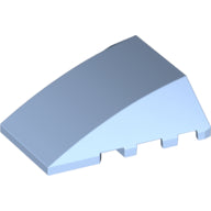 LEGO® los onderdeel Wig in kleur Helder Lichtblauw 47753