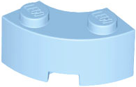 LEGO® los onderdeel Steen Rond Helder Lichtblauw 85080