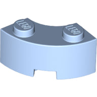 Plaatje in Gallery viewer laden, LEGO® los onderdeel Steen Rond Helder Lichtblauw 85080