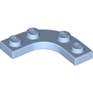 LEGO® los onderdeel Plaat Rond Helder Lichtblauw 68568