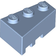 LEGO® los onderdeel Wig in kleur Helder Lichtblauw 6564