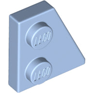 Plaatje in Gallery viewer laden, LEGO® los onderdeel Wig Plaat Helder Lichtblauw 24307