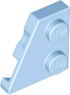 LEGO® los onderdeel Wig Plaat Helder Lichtblauw 24299