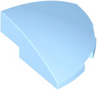 LEGO® los onderdeel Dakpan Gebogen Helder Lichtblauw 76797