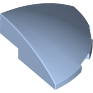 LEGO® los onderdeel Dakpan Gebogen Helder Lichtblauw 76797