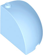 LEGO® los onderdeel Steen Rond Helder Lichtblauw 49612