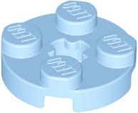 LEGO® los onderdeel Plaat Rond Helder Lichtblauw 4032