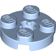 LEGO® los onderdeel Plaat Rond Helder Lichtblauw 4032