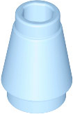 LEGO® los onderdeel Kegel in kleur Helder Lichtblauw 4589b