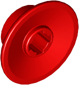 LEGO® los onderdeel Wiel in kleur Rood 50254