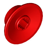 Plaatje in Gallery viewer laden, LEGO® los onderdeel Wiel in kleur Rood 50254