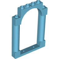 Plaatje in Gallery viewer laden, LEGO® los onderdeel Deurkozijn Medium Azuurblauw 40066