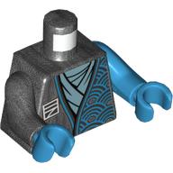 Plaatje in Gallery viewer laden, LEGO® Lijf met Motief Parel Donkergrijs 973pb4546c01