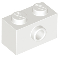 LEGO® los onderdeel Steen Aangepast in kleur Wit 86876