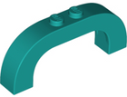 LEGO® los onderdeel Steen Boog in kleur Donker Turkoois 6183