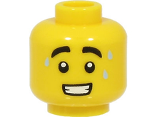 Plaatje in Gallery viewer laden, LEGO® los onderdeel Hoofd in kleur Geel 3626cpb2973