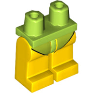 Plaatje in Gallery viewer laden, LEGO® los onderdeel Benen met Motief Limoen 970c03pb42