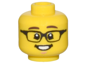 LEGO® los onderdeel Hoofd in kleur Geel 3626cpb3027