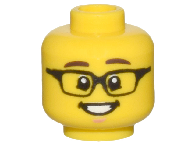 LEGO® los onderdeel Hoofd in kleur Geel 3626cpb3027