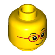 LEGO® los onderdeel Hoofd in kleur Geel 3626cpb2978
