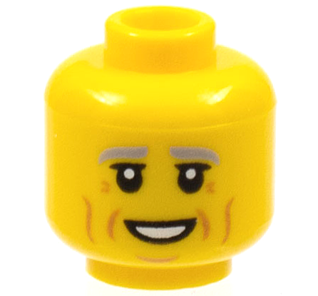 LEGO® los onderdeel Hoofd in kleur Geel 3626cpb2950