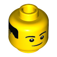 Plaatje in Gallery viewer laden, LEGO® los onderdeel Hoofd in kleur Geel 3626cpb2934