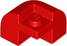 LEGO® los onderdeel Dakpan Gebogen in kleur Rood 67810