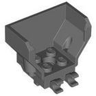 LEGO® los onderdeel Cockpit Donker Blauwachtig Grijs 98876