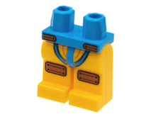 Plaatje in Gallery viewer laden, LEGO® Benen met Motief Donker Azuurblauw 970c110pb03