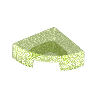 Plaatje in Gallery viewer laden, LEGO® los onderdeel Tegel Rond Doorzichtig groen opaal 25269