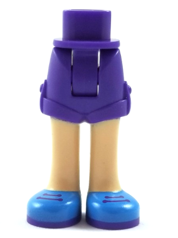 LEGO® los onderdeel Benen in kleur Donkerpaars 11202c00pb12