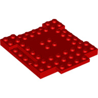 LEGO® los onderdeel Steen Aangepast in kleur Rood 15624