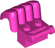 Plaatje in Gallery viewer laden, LEGO® los onderdeel Steen Aangepast Donker Roze 80488