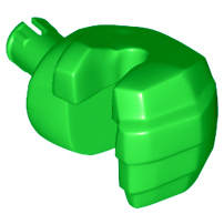 Plaatje in Gallery viewer laden, LEGO® los onderdeel Lijf Accessoire in kleur Fel Groen 10127