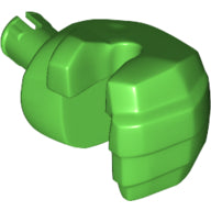 LEGO® los onderdeel Lijf Accessoire in kleur Fel Groen 10127