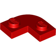 Plaatje in Gallery viewer laden, LEGO® los onderdeel Plaat Rond in kleur Rood 79491