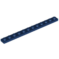 Plaatje in Gallery viewer laden, LEGO® los onderdeel Plaat Algemeen Donkerblauw 60479