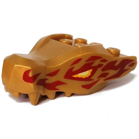 LEGO® Dier Onderdelen met Motief Parel Goud 72362pb05