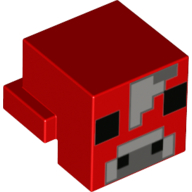 LEGO® onderdeel Dier Onderdelen met Motief Rood 19727pb009