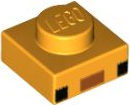 Plaatje in Gallery viewer laden, LEGO® Plaat met Motief Helder Licht Oranje 3024pb017