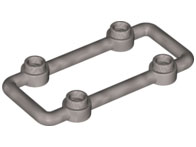 LEGO® los onderdeel Staaf in kleur Zilver 23444